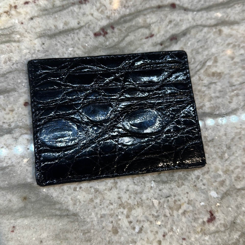 Laurent Effel real crocodile wallet